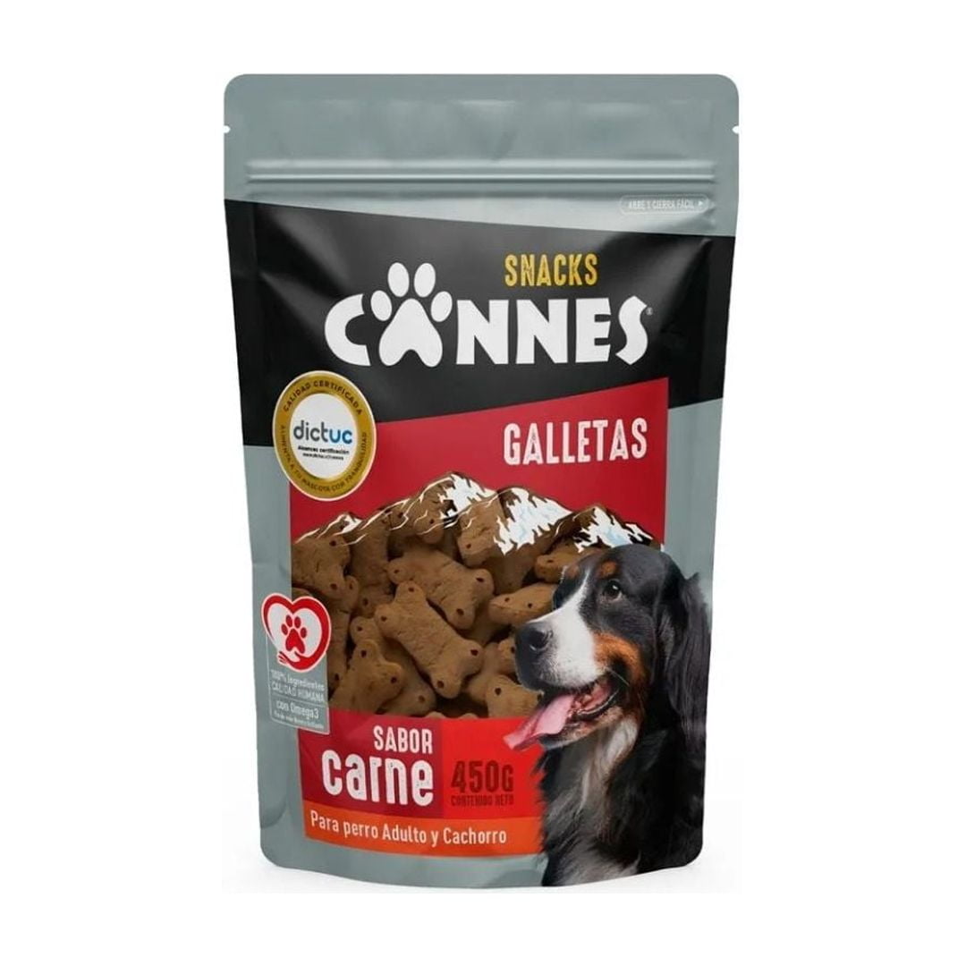GALLETA CANNES CARNE 450.