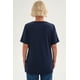 thumbnail image 3 of Polera Mujer Detalle Cuello Azul, 3 of 4