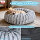 thumbnail image 3 of Cama Redonda Para Mascota Gatos Perros Tela Angora Suave Lavable Estilo Donut Dirty Color Gris, 3 of 10