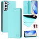 thumbnail image 1 of Funda Billetera con Soporte para Samsung Galaxy S21 Bloqueo RFID Plegable Verde menta, 1 of 6