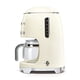 thumbnail image 2 of Smeg 50's Retro Style Aesthetic Drip Coffee Machine with 10 Cup Glass Carafe, Auto Start Feature, Keep Warm Plate, and Two Coffee Strength Settings (Cream), 2 of 3