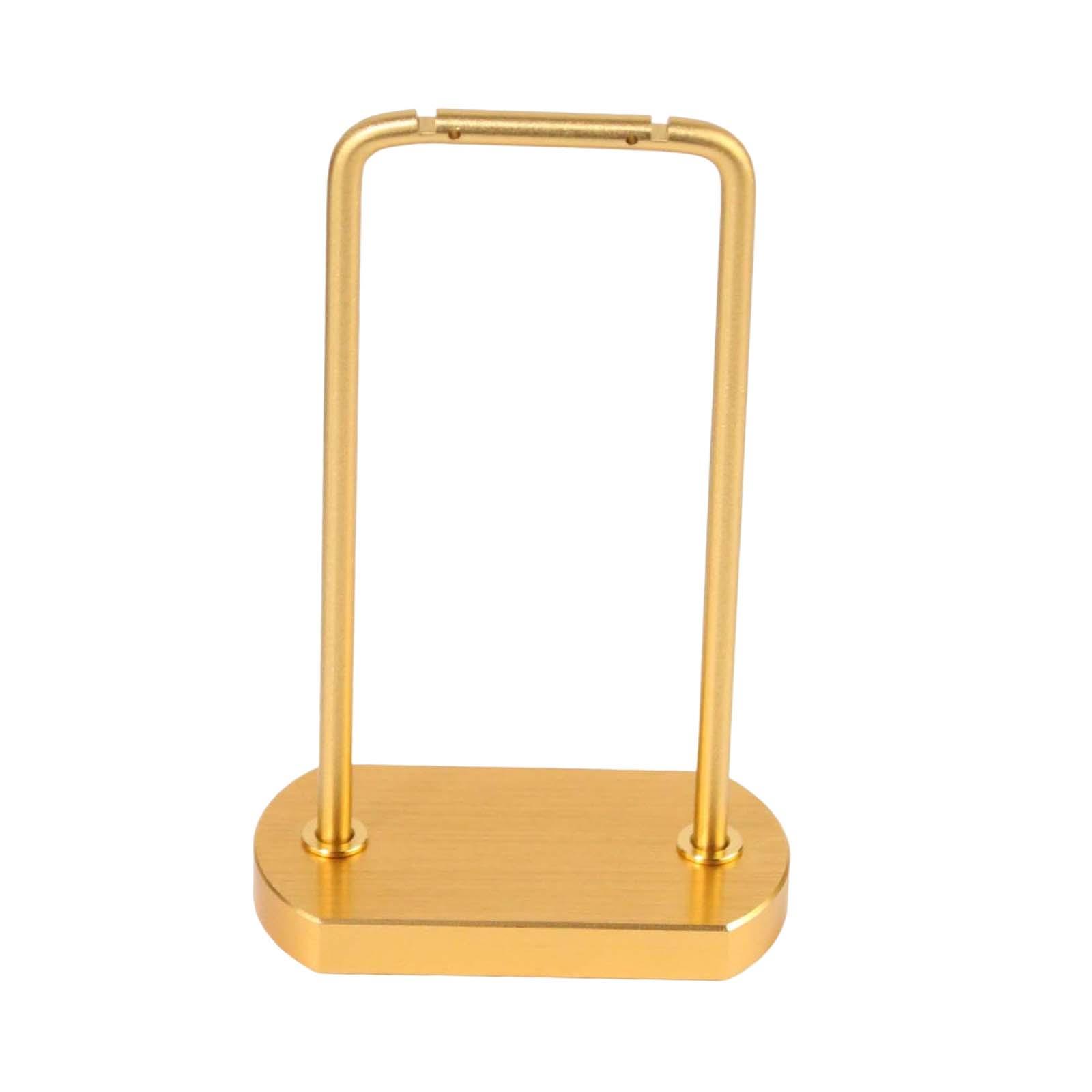 Ioensy - Metal Forma Cuadrada Pendiente Soporte Joyería Estante Fotografía Collar Pulsera