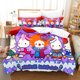 thumbnail image 1 of Happy Family Quilt Set RABBYCC Circus Carnival Bedding Set Double King Bed Set Children's Bedroom Down Coat Set 3Bed Sheets, 1 of 5