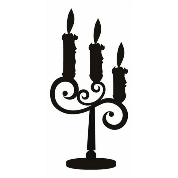 Decomural Vintage Candle Stick Christmas WS-15185