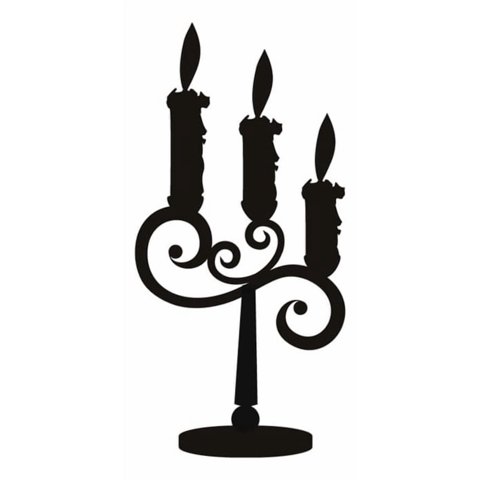 Rienda Libre Graphics - Decomural Vintage Candle Stick Christmas Ws-15185