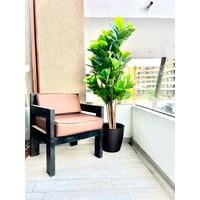 Arbusto Real - Planta Artificial Ficus Lyrata 150 Cm. Premium.