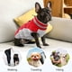 thumbnail image 5 of Abrigos de invierno para perros, chaleco polar con arnés incorporado, traje de nieve para perros para clima frío, chaqueta acolchada de invierno para perros a prueba de viento (rojo), 5 of 6