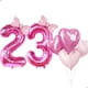 thumbnail image 1 of Balloon Florisland para 23 cumpleaños, lámina de mylar, color rosa, 1,02 m, 1 of 6