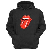 Genérico - Poleron Canguro The Rolling Stones Gris Oscuro Talla S Unisex