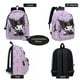 thumbnail image 3 of 3PC-SET Printing Peripheral Sanrio Kuromi Backpack Student School Bag Pencil Case Bag Mochila Boys Girls Anime kawaii Cartoon, 3 of 3