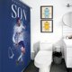 thumbnail image 5 of Son Heung-min Cortina de Ducha para Baño Decoración del Hogar, Cortinas de Baño Impermeables Duraderas, Cortina de Baño, Decoración de Baño para Adultos Niñas Niños, Regalos para Casa 119cmX180cm, 5 of 6