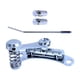 thumbnail image 4 of Barra De Parada De Puente De Guitarra Eléctrica, Pieza Trasera De Vibrato Fuerte Para Guitarra Eléctrica Argent, 4 of 5