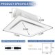 thumbnail image 3 of Extractor de baño POWERENG 141 CFM con luz 6000 K, 3 of 7