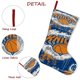 thumbnail image 5 of NEW YORK KNICKS Tema: Calcetines de Navidad, fino lino blanco para colgar en escaleras y chimenea, decoración navideña para el hogar, regalo de Navidad. 45cm × 32cm, 5 of 5