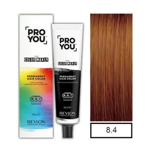 Revlon - Tintura 8.4 Pro You Rubio Claro Cobrizo 90Ml Mas Oxidante