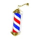 thumbnail image 5 of Letrero de barbería con luz de poste, ideal para salón de belleza, impermeable, clásico, lámpara de pared, luz giratoria para interior, salón de belle 40 rojo azul blanco, 5 of 5