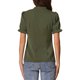thumbnail image 3 of INSPIRE CHIC Blusas de Mujer de Color Sólido con Lazo en el Cuello, Mangas Cortas, para Regreso a Clases y Uso en el Trabajo, Verde Militar XL, 3 of 5