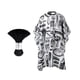 thumbnail image 5 of Barber Cape Neck Duster Brush Makeup Cape Mujeres Hombres Niñas Niños Maquillador Artista Gris, 5 of 5