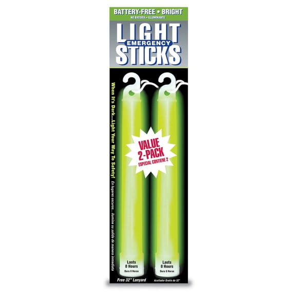 Barras luminosas Ready America Verde 2 unidades – 8 horas