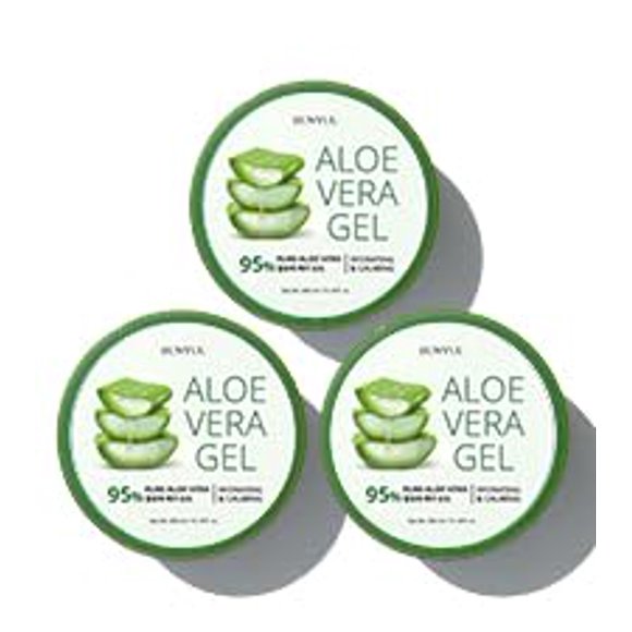 Gel calmante EUNYUL, aloe vera, 95%, 300 ml, paquete de 3 unidades, para después de las quemaduras solares