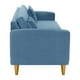 thumbnail image 5 of Sofa New Retro 3CG Felpa 01 Azul Petroleo, 5 of 6