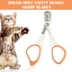 thumbnail image 2 of Cortaúñas para mascotas, tijeras para uñas con orificio de posicionamiento para gatos y animales pequeños, cortaúñas para mascotas, cortaúñas para gatos, perros pequeños, conejos, pájaros y otros anim, 2 of 7