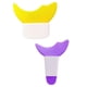 thumbnail image 1 of 2x Plantillas De Delineador De Ojos Plantilla De Silicona Herramientas De Maquillaje De Ojos L Violeta S Amarillo, 1 of 5