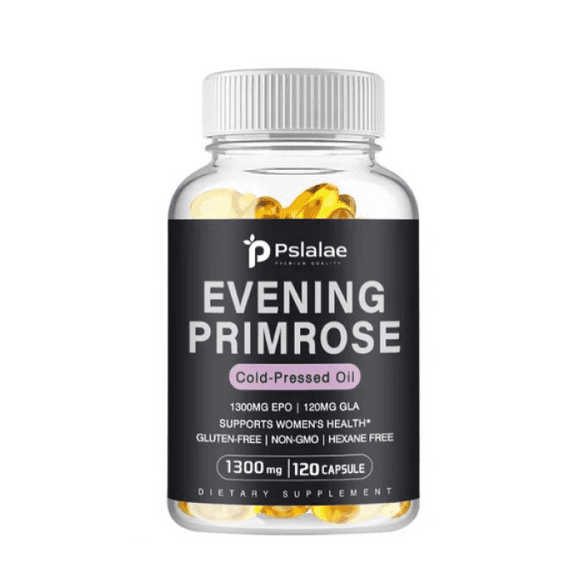 Evening Primrose Oil 1300mg Aceite De Onagra 120 Softgels