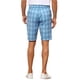 thumbnail image 3 of INSPIRE CHIC Pantalones Cortos para Hombre Patrón de Cuadros Ajuste Recto Comodidad Frente Plano Pantalones Cortos a Cuadros 30 Azul, 3 of 6