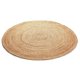 thumbnail image 5 of Alfombra Area Savi Home de yute tejida a mano, 120 cm, redonda, beige, vintage, 5 of 8