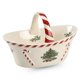 thumbnail image 1 of Cesta Spode con árbol de Navidad y mango color menta, 1 of 7