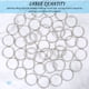 thumbnail image 5 of Llaveros Paxcoo, paquete de 100 llaveros divididos (2,5 cm) de metal, 5 of 7