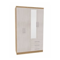 Closet Yardas Amelia Albayalde / Angelín 4 Puertas 3 Cajones C/Espejo