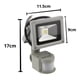 thumbnail image 3 of Luz Foco Proyector 10w Con Sensor De Movimiento/f038, 3 of 3