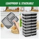 thumbnail image 4 of Contenedores para Alimentos Dealusy Paquete de 50 de 32 oz con 3 Compartimentos, 4 of 7