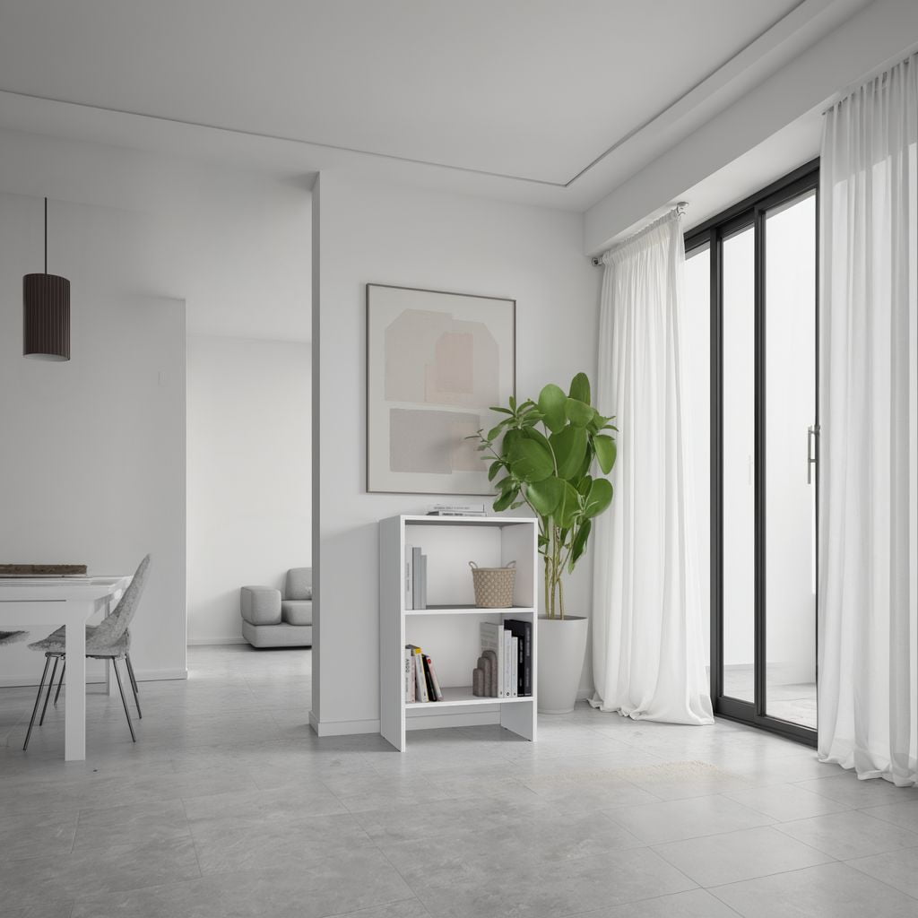 Tuhome - Biblioteca 2 Niveles Eloy Blanco 80x50x30,3 Cm