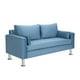 thumbnail image 2 of Sofa Sky 3c Felpa 12 Azul Petroleo, 2 of 5