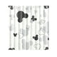thumbnail image 1 of Cortina de ducha de Mickey Mouse, juego de cortinas de baño con ganchos, tamaño 60 x 72 pulgadas, 1 of 3