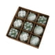 thumbnail image 1 of 9 Piezas De Bolas De Navidad De 3 Pulgadas Colgantes Decorativos Para Ventana Verde, 1 of 3