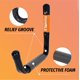 thumbnail image 5 of Gancho de Almacenamiento HUHOLE 4 piezas 25 cm 32 kg de carga pesada, 5 of 8
