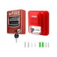 thumbnail image 1 of Alarma de incendios QWORK, sirena estroboscópica cableada con sonido y luz, 105 dB, 1 of 3