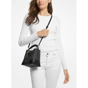 Cartera Michael Kors Crossbody By Mercer, Negro