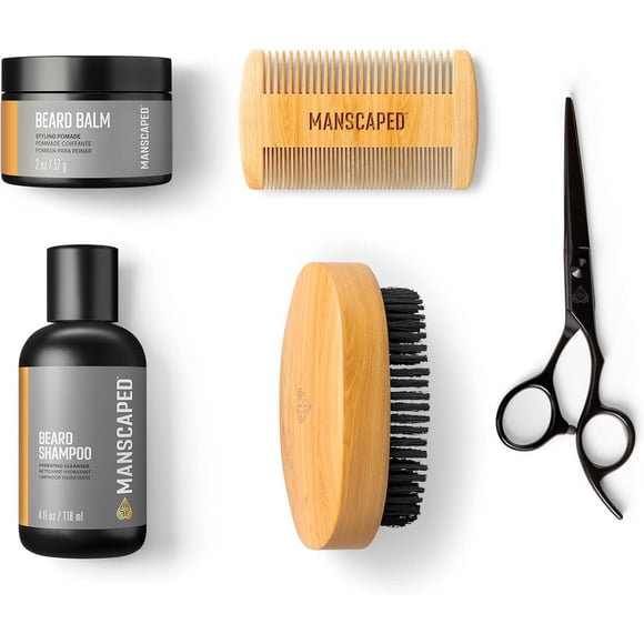 Kit Cuidado Barba MANSCAPED UltraPremium Balm Shampoo