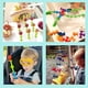 thumbnail image 2 of Juego de construcción con ventosas de 48 piezas, bloques de construcción de silicona, juguetes de bricolaje, juguetes de baño divertidos con ventosas de dardos, juguetes sensoriales para niños y niñas, 2 of 7