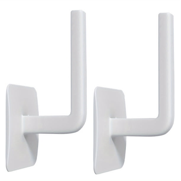 2pcs Self-adhesive Bracket, Under Cabinet Paper Roll Rack, Towel Holder, Tissue Hanger Storage Rack For Toilet, Bathroom Accessories