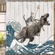 thumbnail image 1 of 1pc Funny Cat Shower Curtain With 12 Hooks, Waterproof And Mildew-Proof Fabric Bath Curtain, Bathroom Decor, Curtain For Windows, 72*72in, 1 of 4