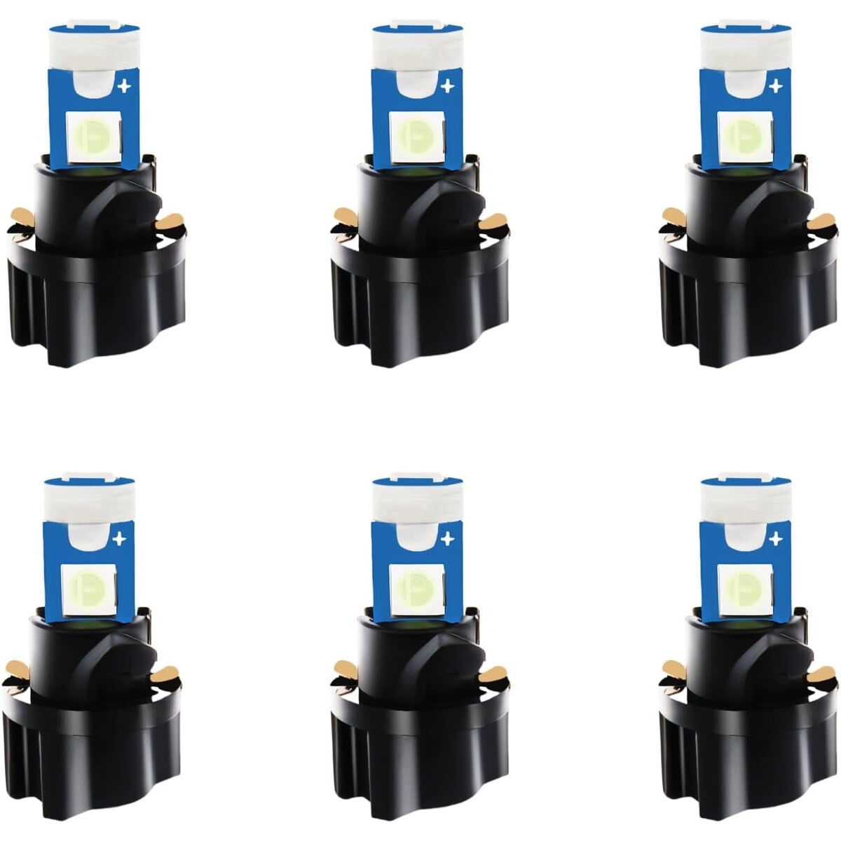 Wljh - Ampolleta Led T5 Ice Blue 6 Unidades Twist Lock 12v