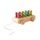 thumbnail image 1 of Baby Pull Car Juguetes De Madera Creatividad Aprendizaje Para Interacción Fiesta De Vacaciones, 1 of 5