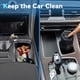 thumbnail image 3 of Cubo de basura para coche, mini cubo de basura, accesorios interiores de coche, contenedor de basura para vehículo con tapa, organizador para coche y portabrocas, cubo de basura esencial para coche, p, 3 of 7