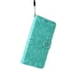 thumbnail image 4 of Funda tipo cartera FOXDOCK para Samsung Galaxy A33 5G , diseño girasol en relieve, cuero PU, cierre magnético, soporte y tarjetero, 4 of 5